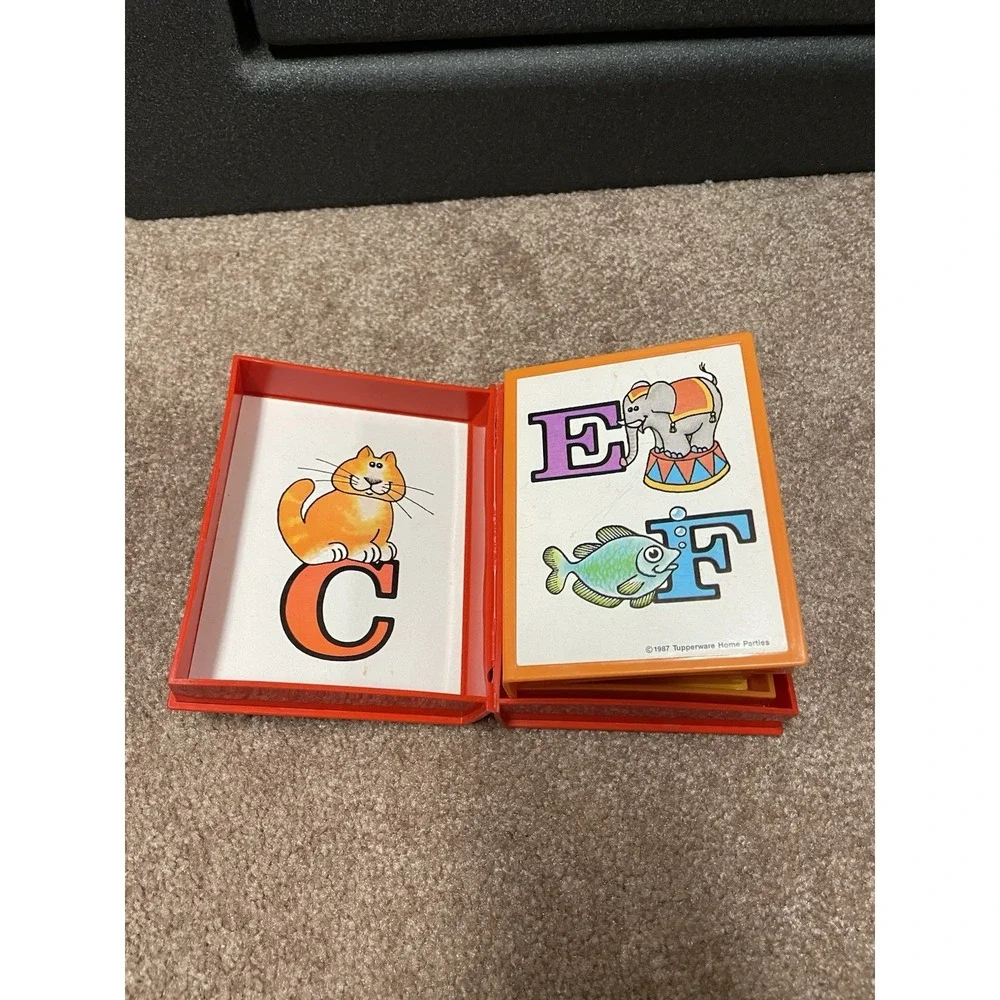 Tupperware Tuppertoys Bookworm Nesting Alphabet Books Full Set‎ Vintage 1987 USA